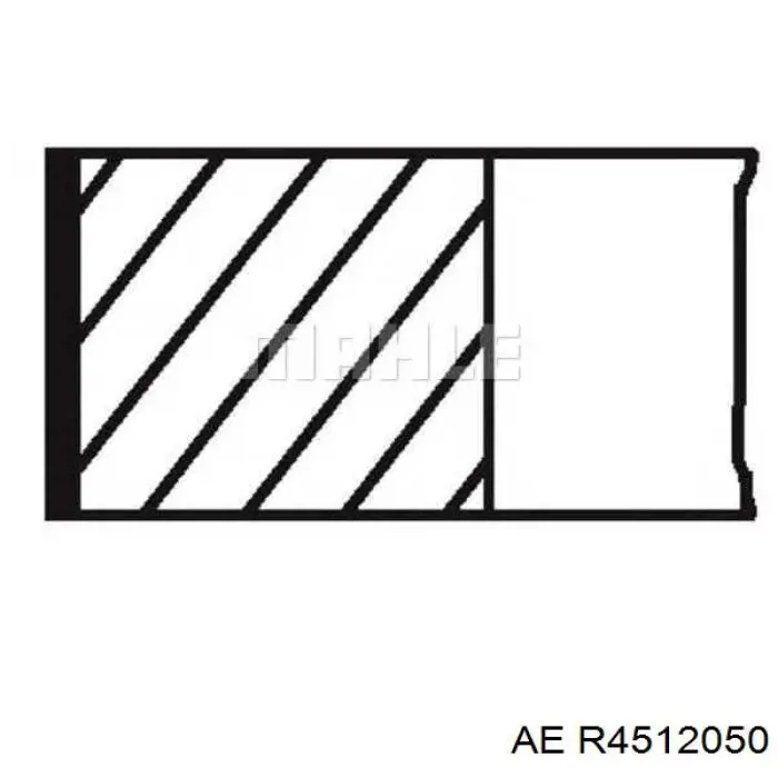 Кільця поршневі на 1 циліндр, 2-й ремонт (+0,50) R4512050 AE