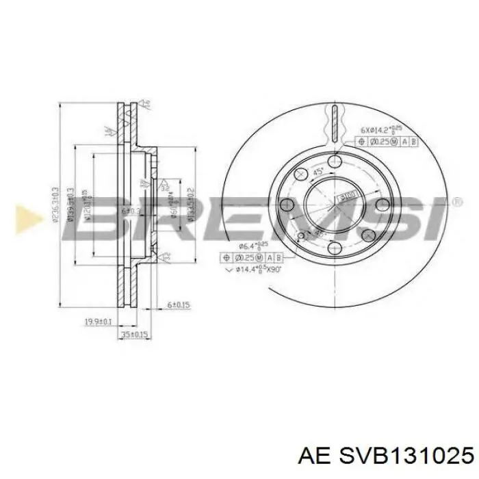 Клиновий ремінь AE SVB131025 ціна, від 5.07 USD
