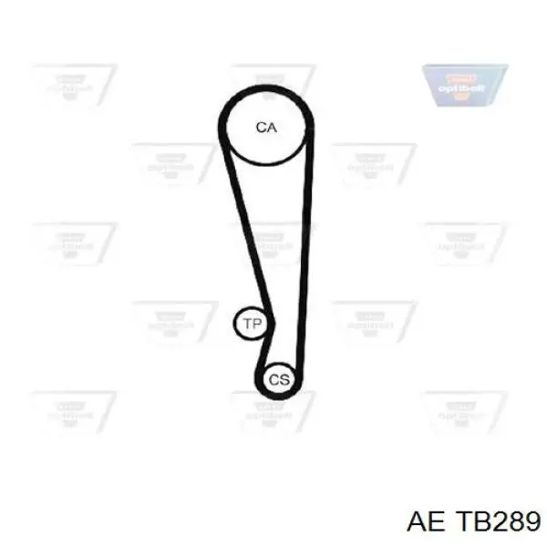 Зубчастий ремінь AE TB289 ціна, від 9.13 USD