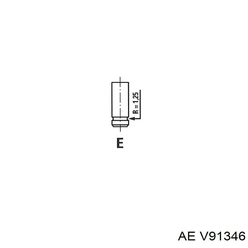 V91346 AE клапан випускний