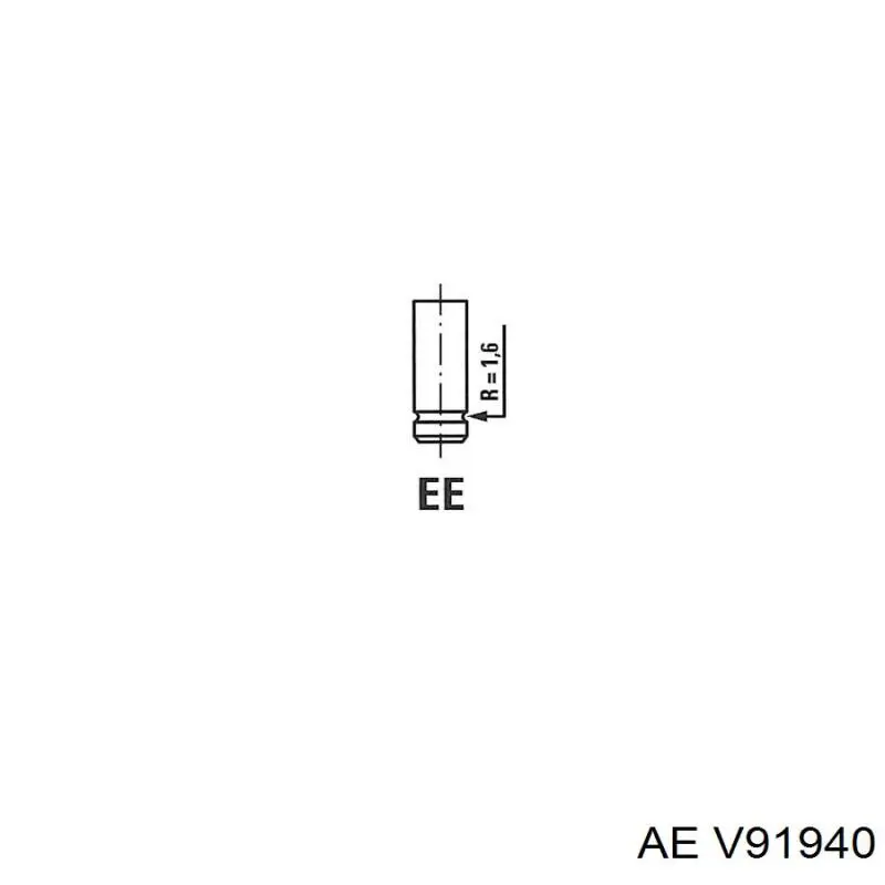Вихлопний клапан AE V91940 ціна, від 7.71 USD