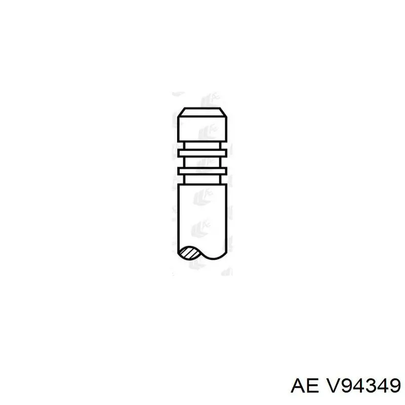 Купити V94349 AE Клапан впускний