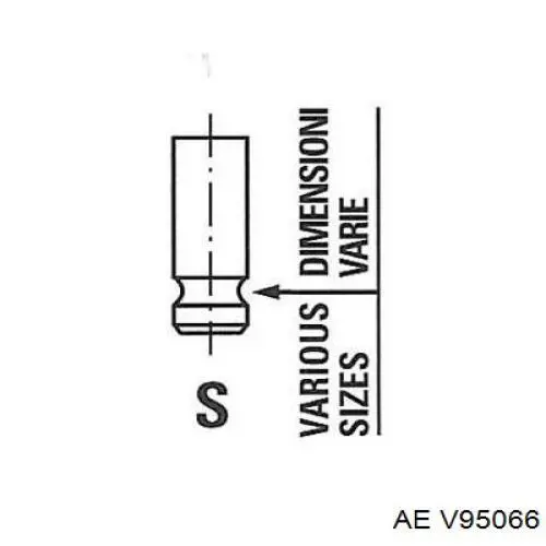 Вихлопний клапан AE V95066 ціна, від 10.74 USD