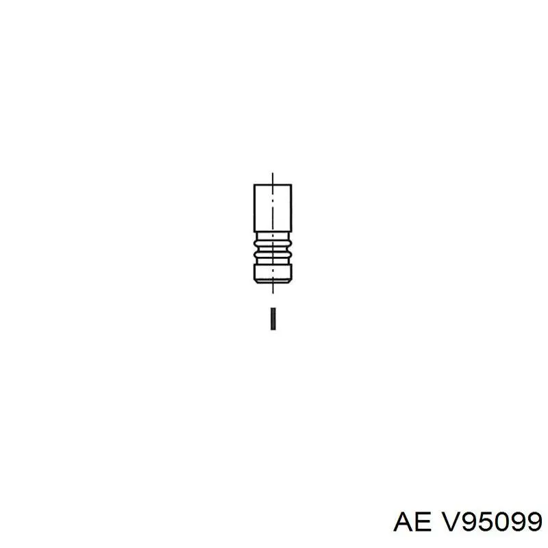 V95099 AE Клапан впускний