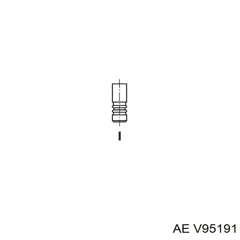 V95191 AE клапан впускний