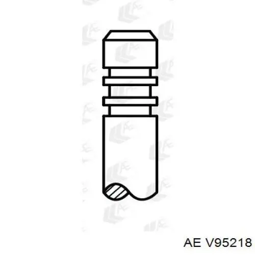 Клапан впускний V95218 AE