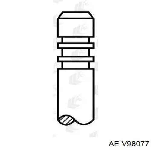 Клапан впускний AE V98077 ціна, від 5.89 USD