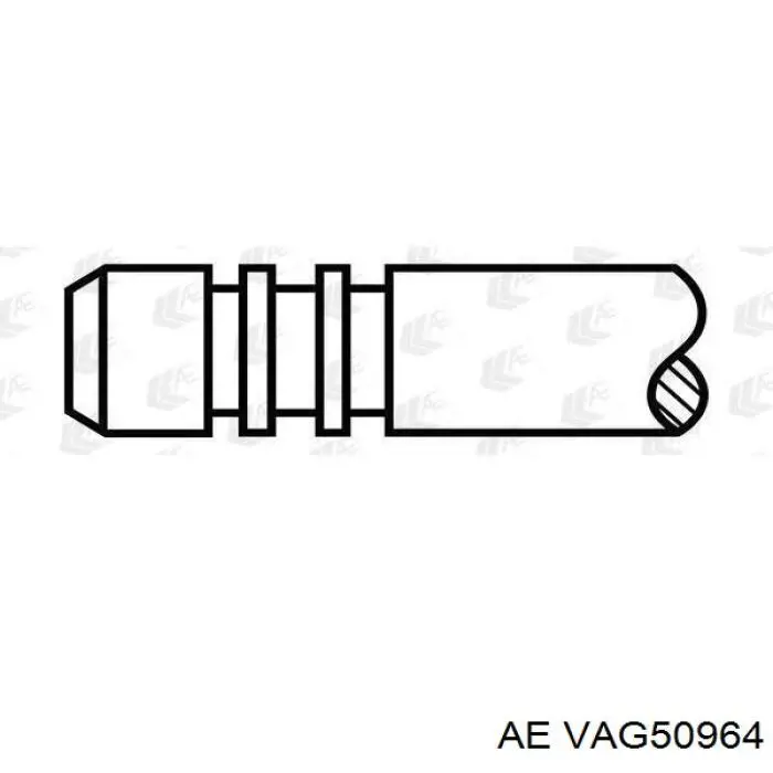 VAG50964 AE направляюча клапана, випускного