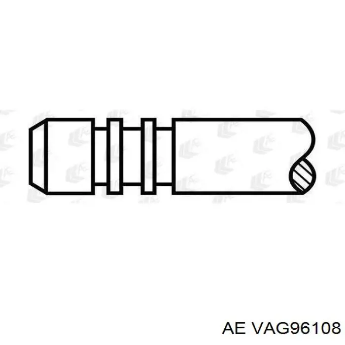 Купити VAG96108 AE Направляюча клапана, випускного