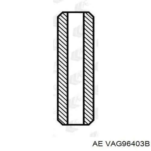 Купити VAG96403B AE Направляюча клапана, випускного