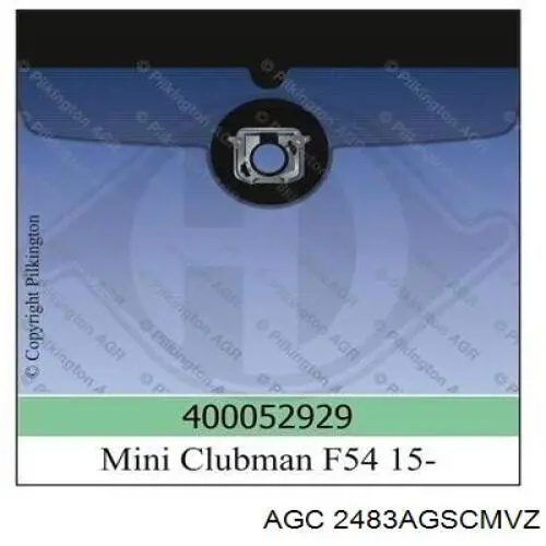 51317354266 BMW Автомобільне скло