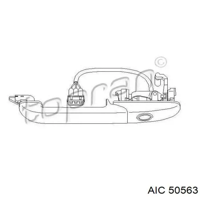Ручка передньої двері зовнішня ліва AIC 50563 ціна, від 15.10 USD
