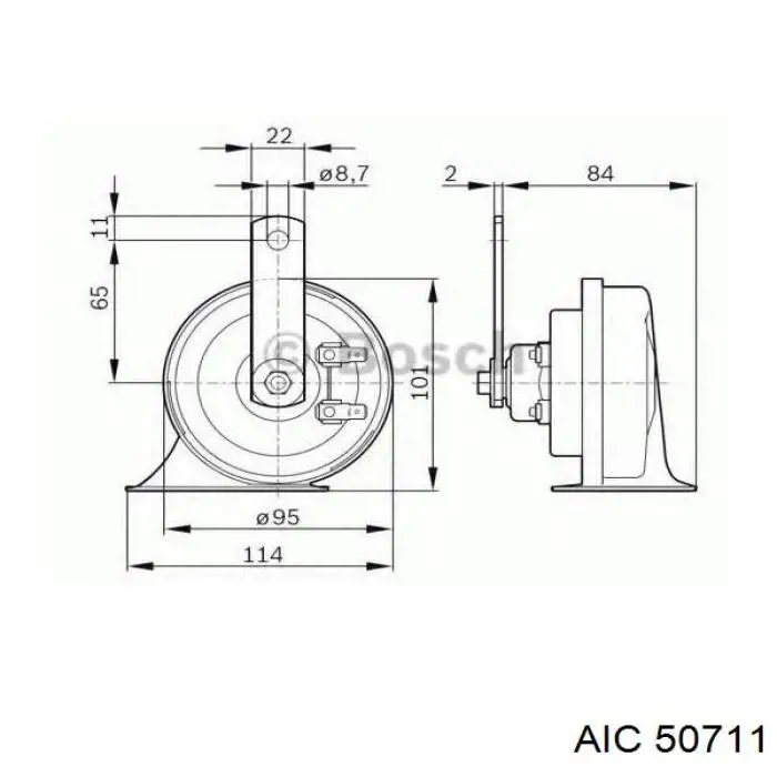 Сигнал звукової 50711 AIC