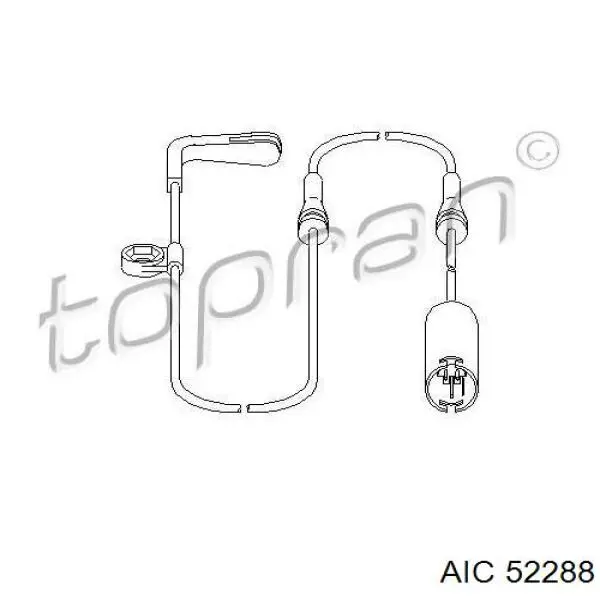 Датчик зносу гальмівних колодок, задній 52288 AIC
