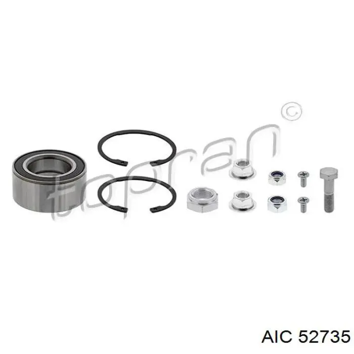Купити 52735 AIC Підшипник ступиці передньої