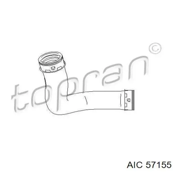 Шланг/патрубок інтеркулера, правий 57155 AIC