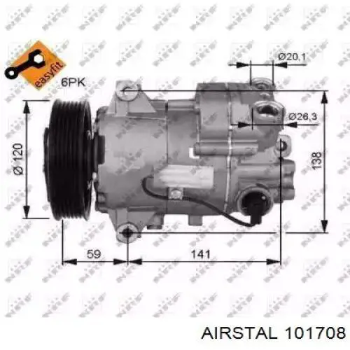 Купити ACP853 Lucas Компресор кліматичної установки