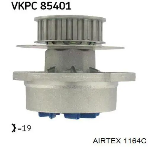 Купити 1164C Airtex Насос охолоджуючої рідини
