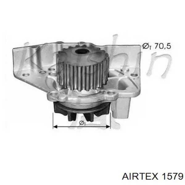 Помпа охолодження Airtex 1579 ціна, від 27.55 USD