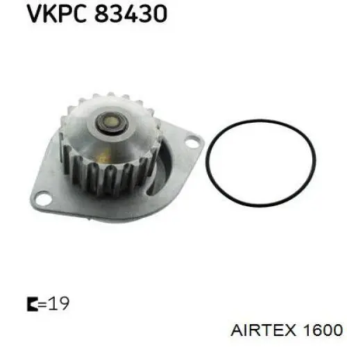 Помпа охолодження Airtex 1600 ціна, від 25.85 USD