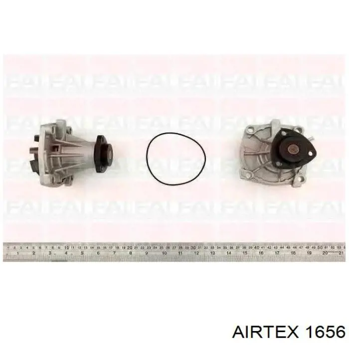 Помпа водяна (насос) охолодження, в зборі з корпусом 1656 Airtex