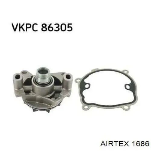Помпа охолодження Airtex 1686 ціна, від 33.82 USD
