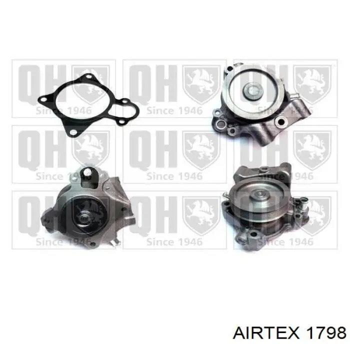 Купити 1798 Airtex Насос охолоджуючої рідини
