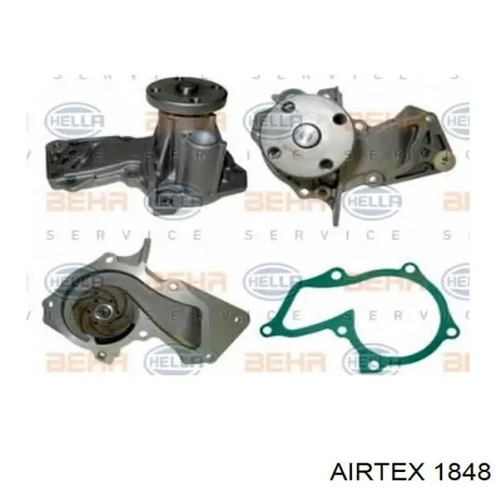 Помпа охолодження Airtex 1848 ціна, від 34.81 USD