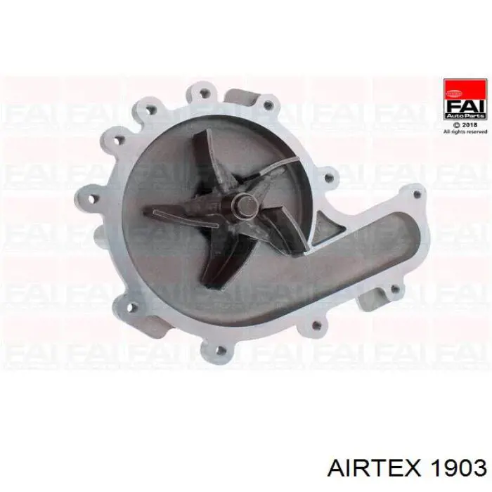 Помпа водяна, (насос) охолодження, в зборі з корпусом Airtex 1903 ціна, від 66.56 USD