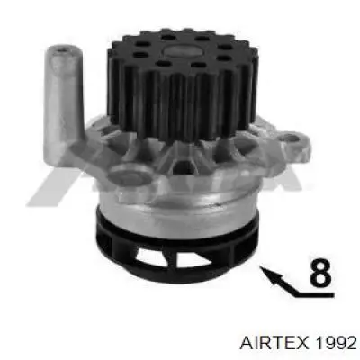 1992 Airtex помпа водяна, (насос охолодження)