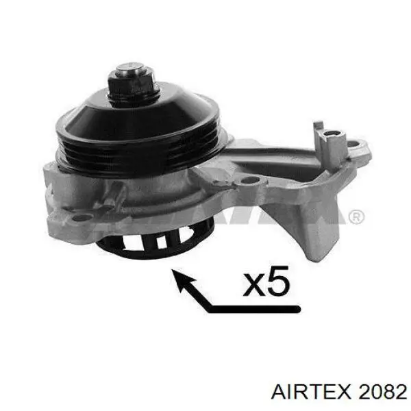 2082 Airtex помпа водяна, (насос охолодження)