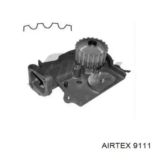 9111 Airtex помпа водяна, (насос охолодження)