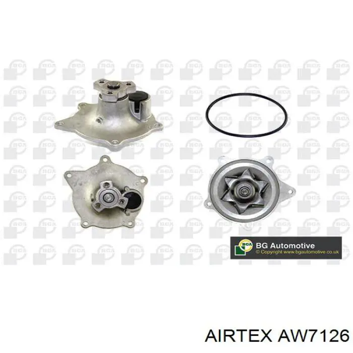 AW7126 Airtex помпа водяна, (насос охолодження)