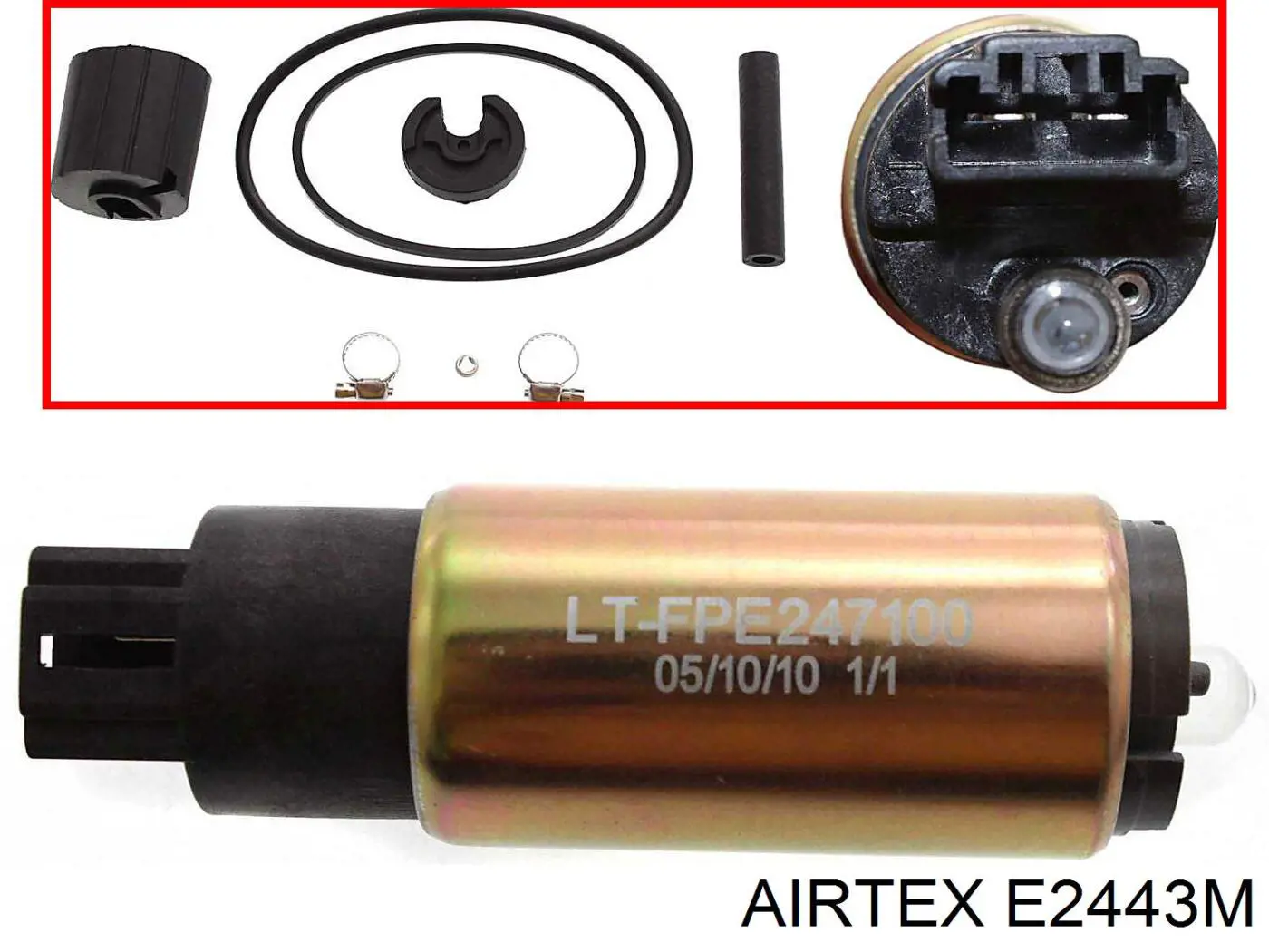 E2443M Airtex модуль паливного насосу, з датчиком рівня палива