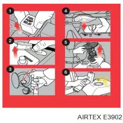 Елемент-турбінка паливного насосу Airtex E3902 ціна, від 0.02 USD