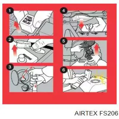 Фільтр-сітка бензонасосу FS206 Airtex