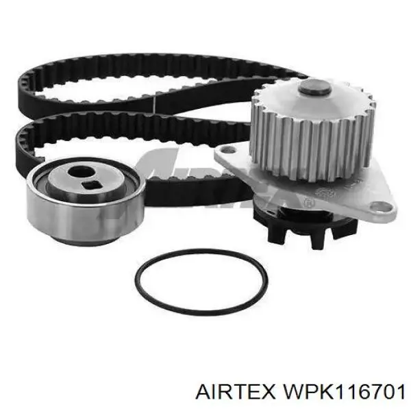 Ремінь ГРМ, комплект WPK116701 Airtex