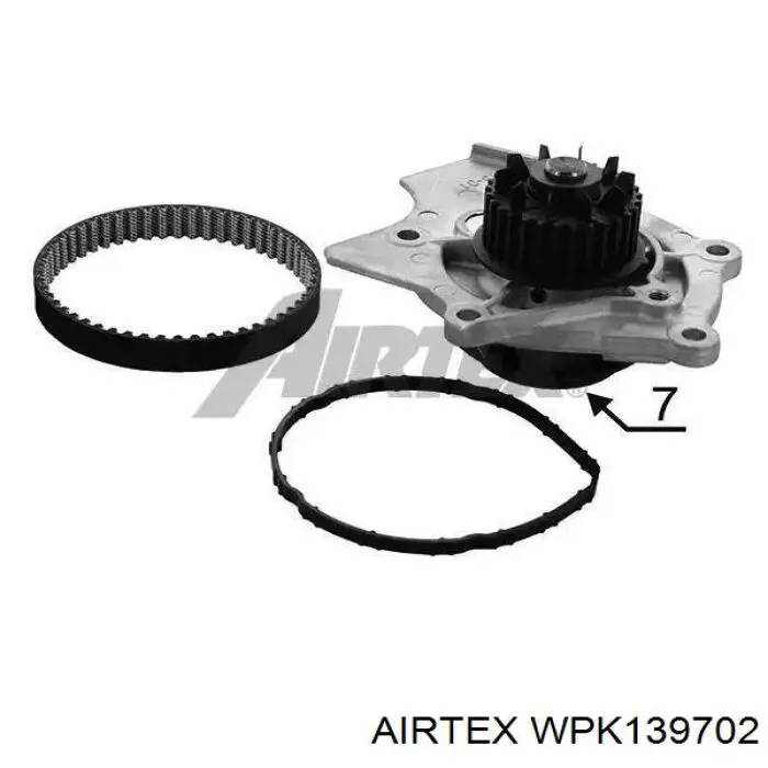 Купити WPK139702 Airtex ГРМ ремень