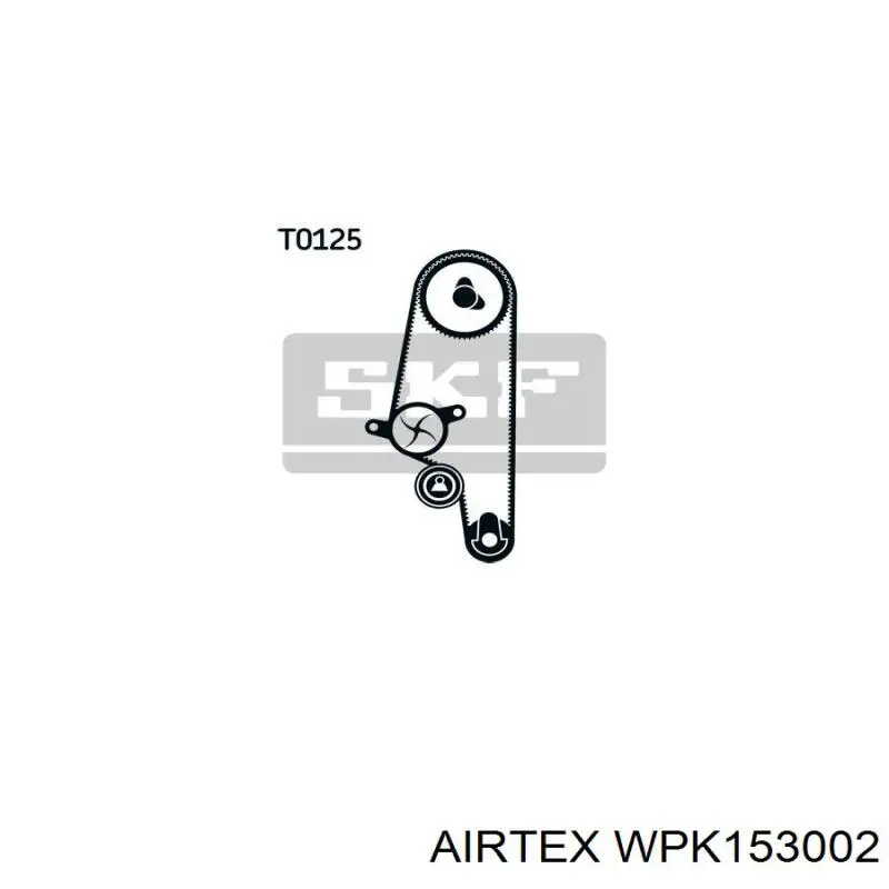Ремкомплект ГРМ Airtex WPK153002