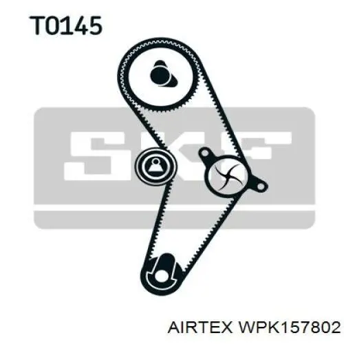 Комплект ГРМ WPK157802 AIRTEX