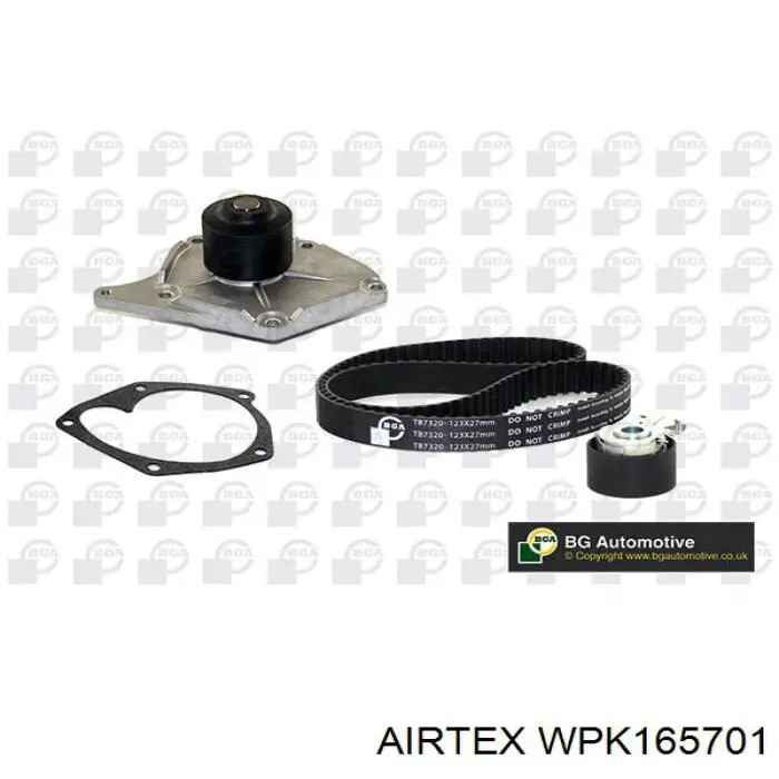Комплект ГРМ Airtex WPK165701 ціна, від 76.55 USD