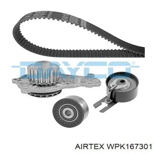 Комплект ГРМ Airtex WPK167301 ціна, від 78.29 USD