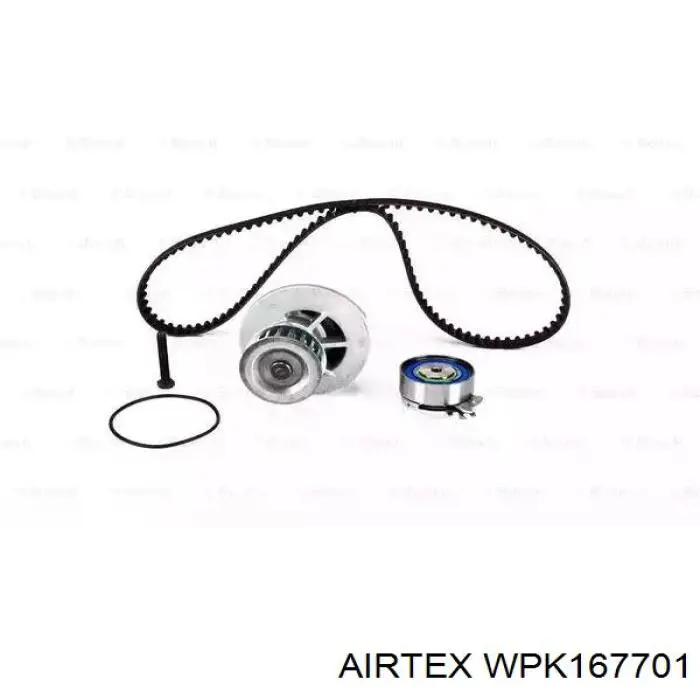 WPK167701 Airtex Ремінь ГРМ, комплект