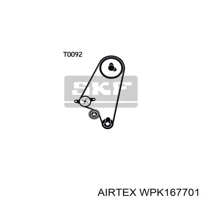 Ремкомплект ГРМ Airtex WPK167701