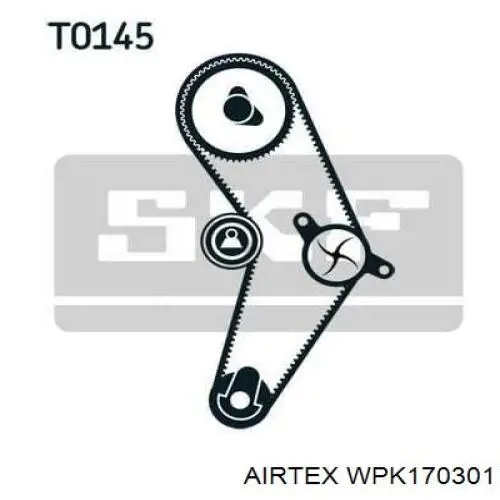 Комплект ГРМ Airtex WPK170301 ціна, від 76.72 USD