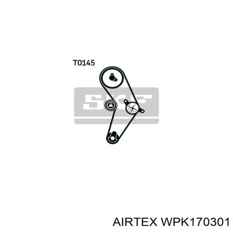 Ремкомплект ГРМ Airtex WPK170301