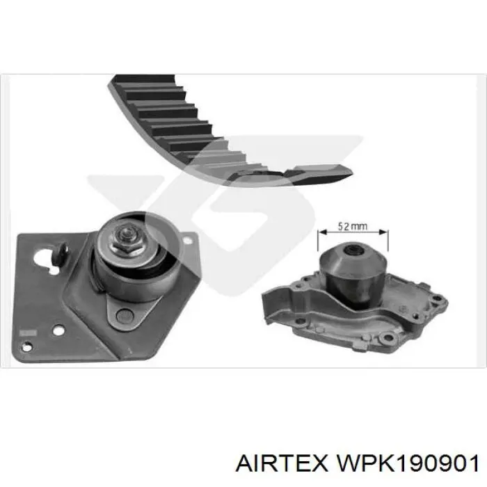 Купити WPK190901 Airtex ГРМ ремень