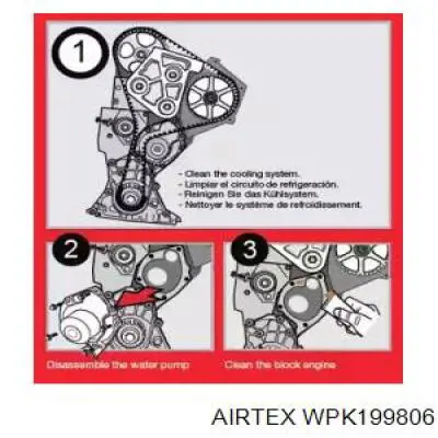 WPK199806 Airtex комплект грм