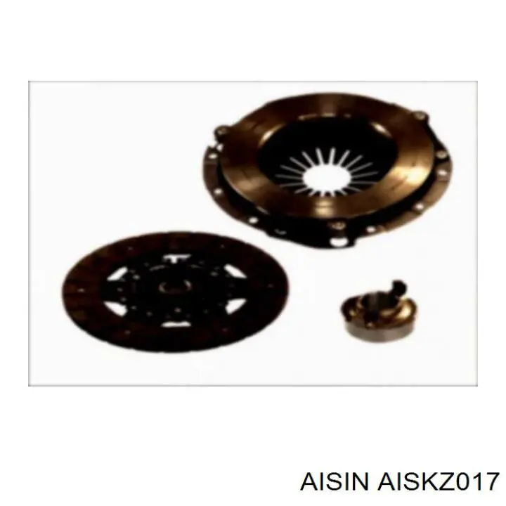 Комплект зчеплення (3 частини) Aisin AISKZ017 ціна, від 110.49 USD