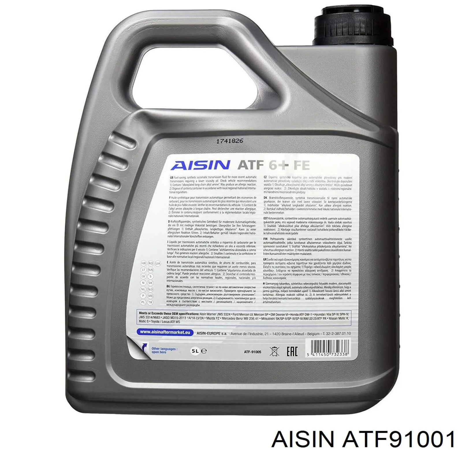 Рідина рульового механізму ATF91001 AISIN